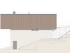 Der Holzbau ist ein Raum und ein Körper. Er sitzt auf einem Betonkern sowie Kalksandsteinmauern.
