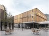 Die Mitarbeitenden des Natur- und Tierparks Goldau sind kürzlich in ihr neues Bürogebäude eingezogen. Der Holzbau befindet sich innerhalb des Parks, in dem manche Tiere auch frei herumlaufen.
