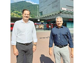 Peter Flütsch (r.) folgt bei Graubünden Holz auf Alessandro Della Vedova (l.).
