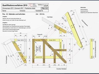 Auf der digitalen Lernplattform Holzbau-LAB stehen Musterprüfungen aus dem Jahr 2018 zur Verfügung.